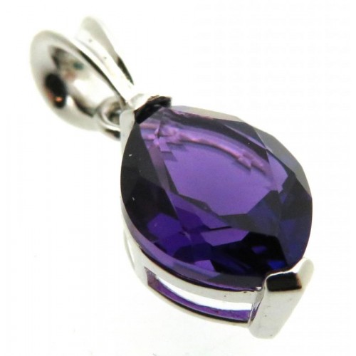 Siberian Amethyst Quartz Sterling Silver Pendant 06